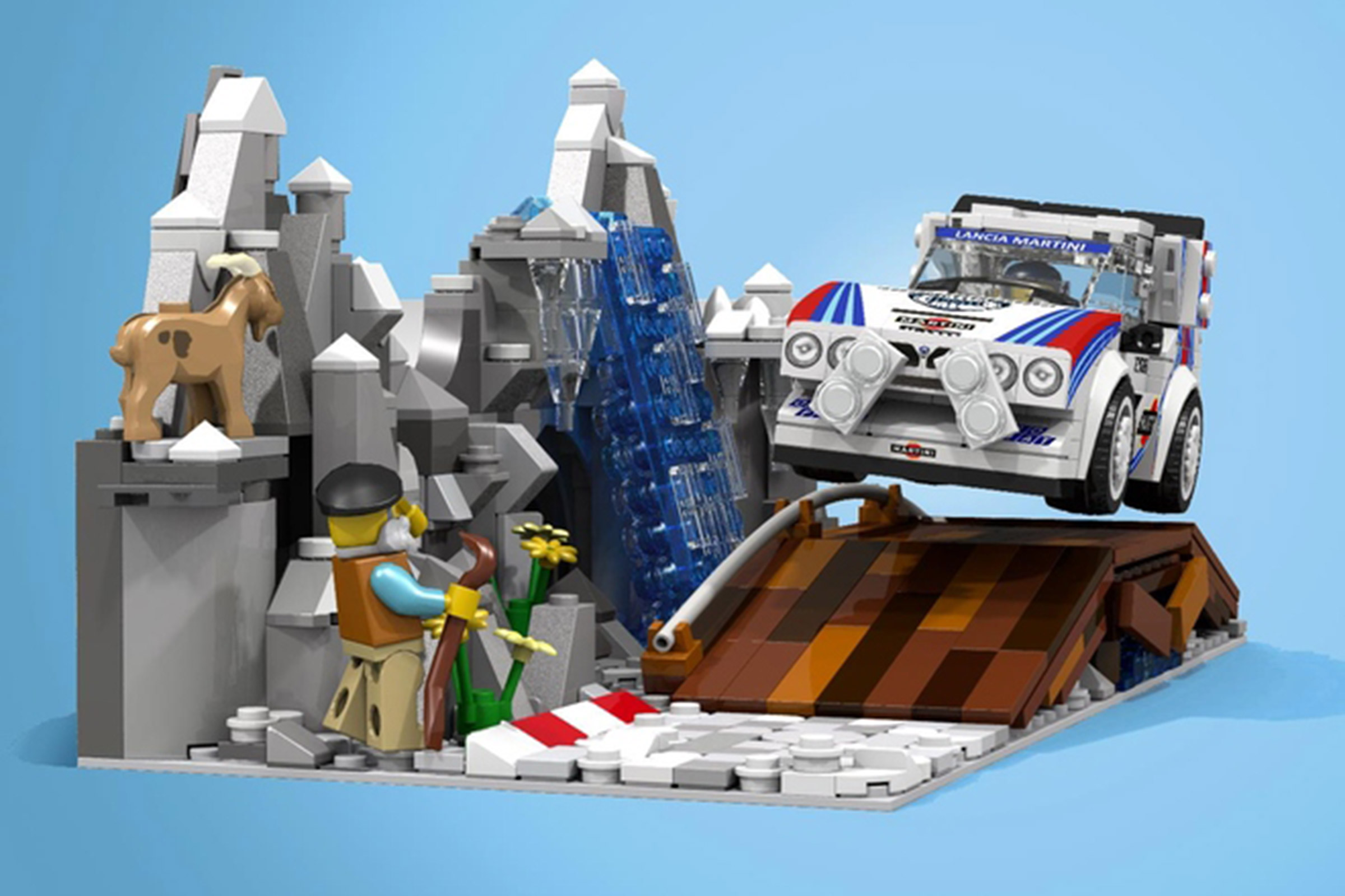 LEGO Lancia Delta S4 - front