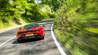 McLaren 720S - rear tracking