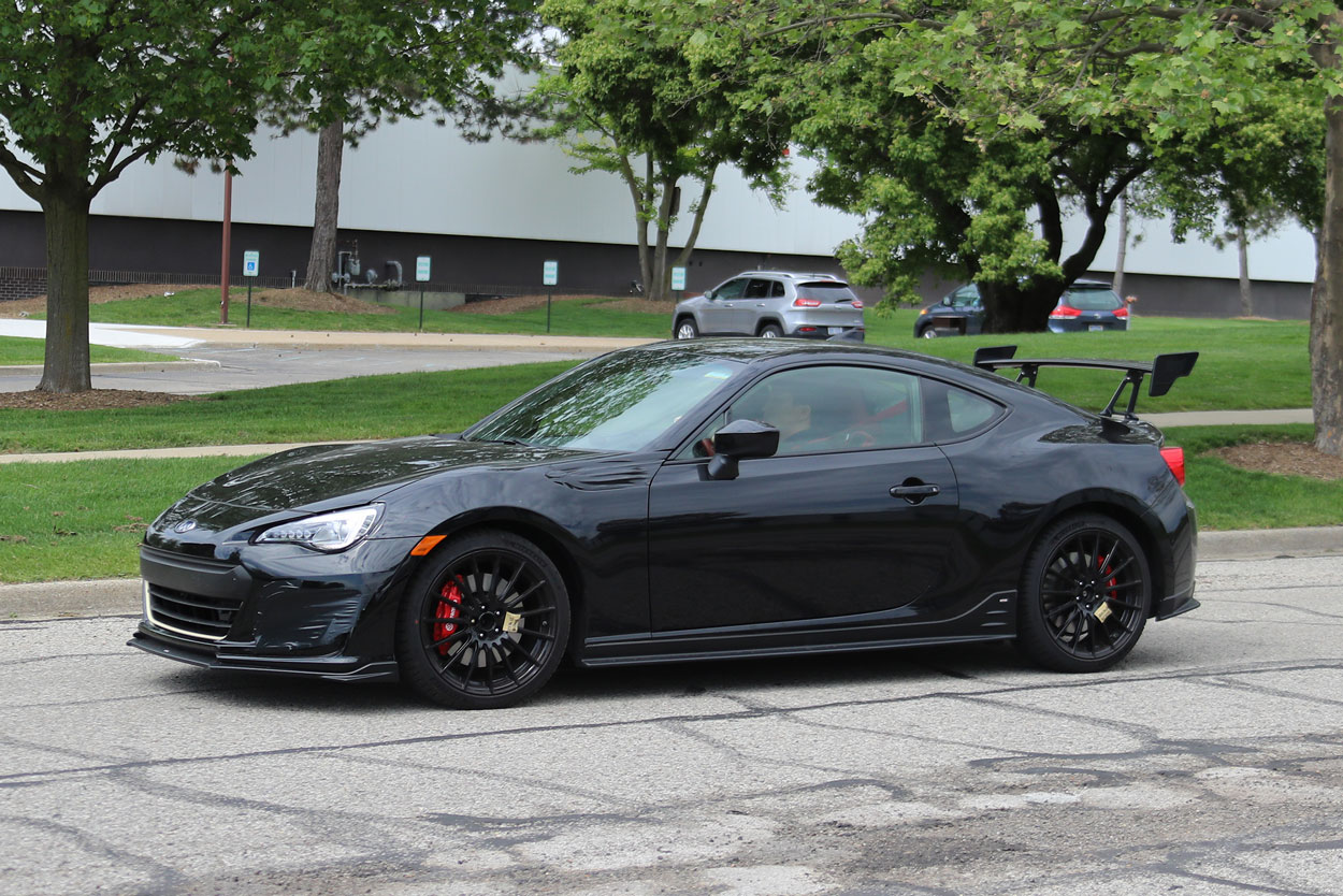 Pre-production Subaru STI BRZ - Side