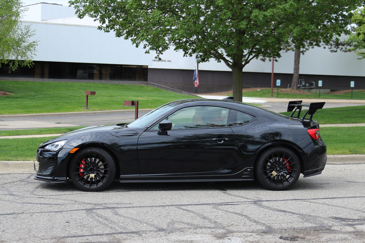 Pre-production Subaru STI BRZ - Side