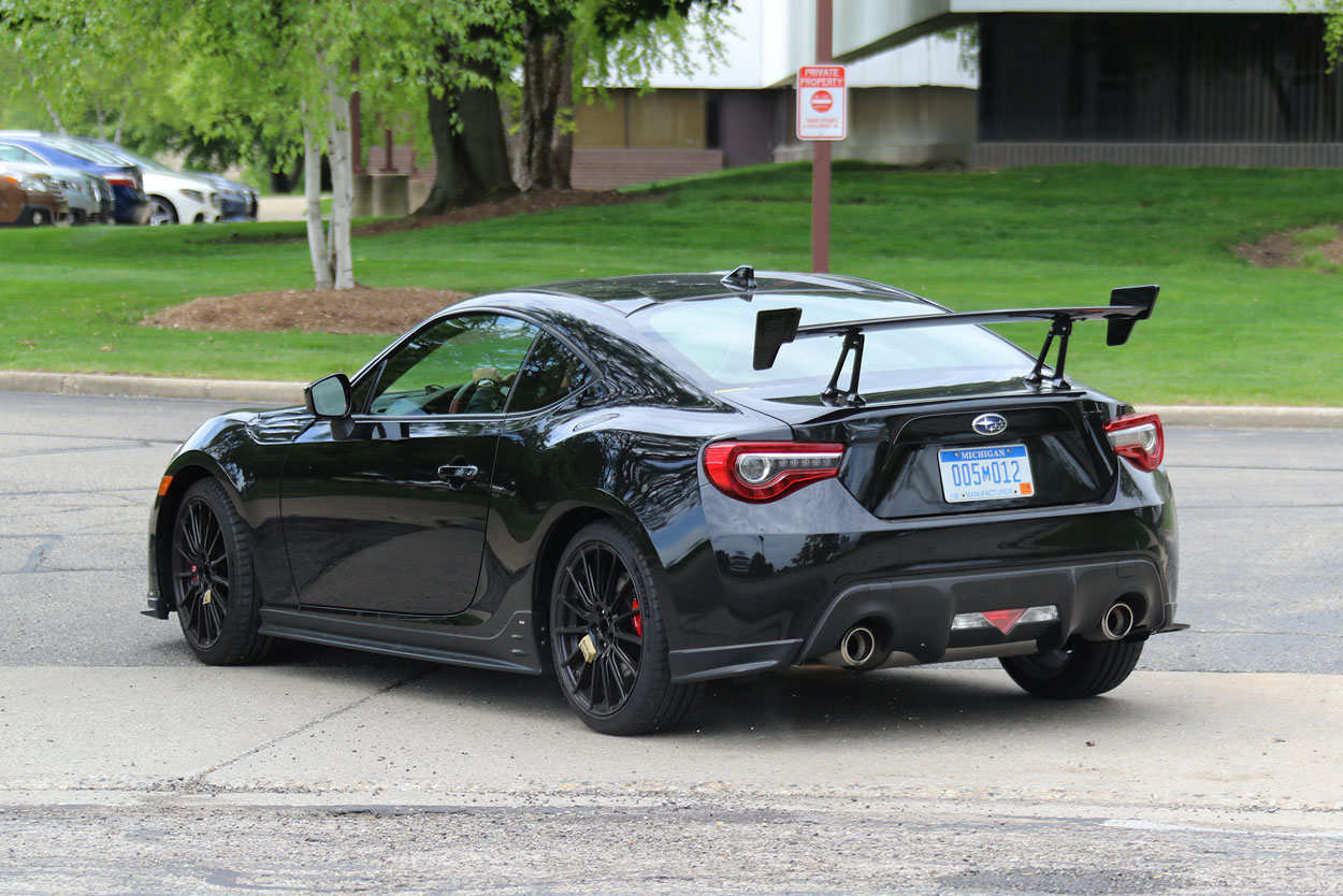 Pre-production Subaru STI BRZ - Rear