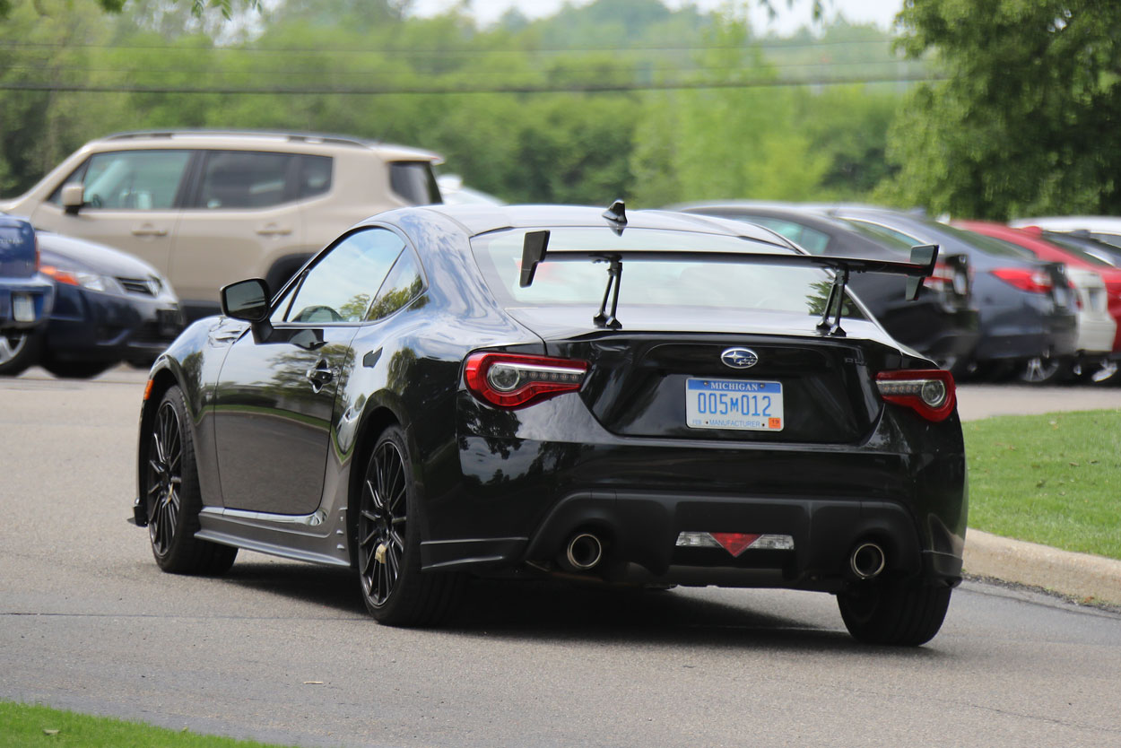 Pre-production Subaru STI BRZ - Rear