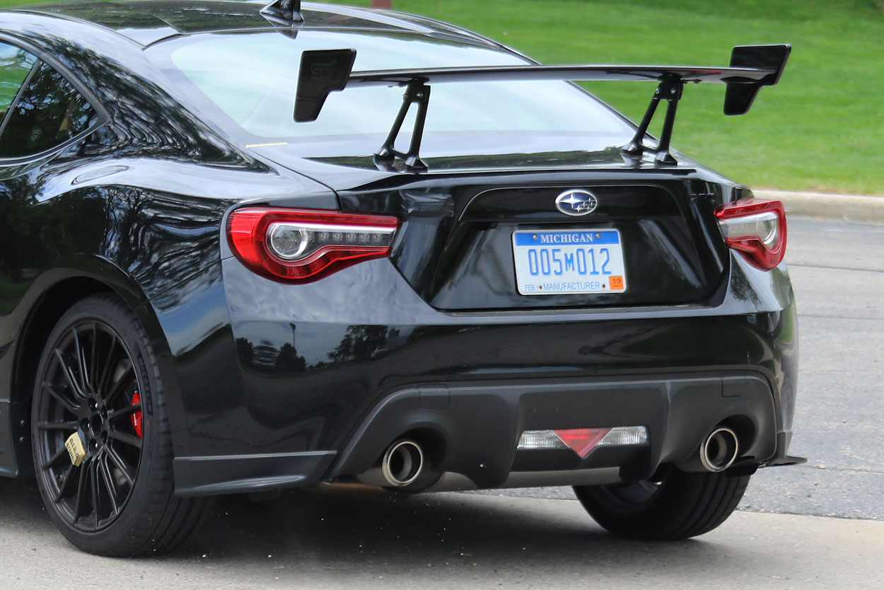 Pre-production Subaru STI BRZ - Rear