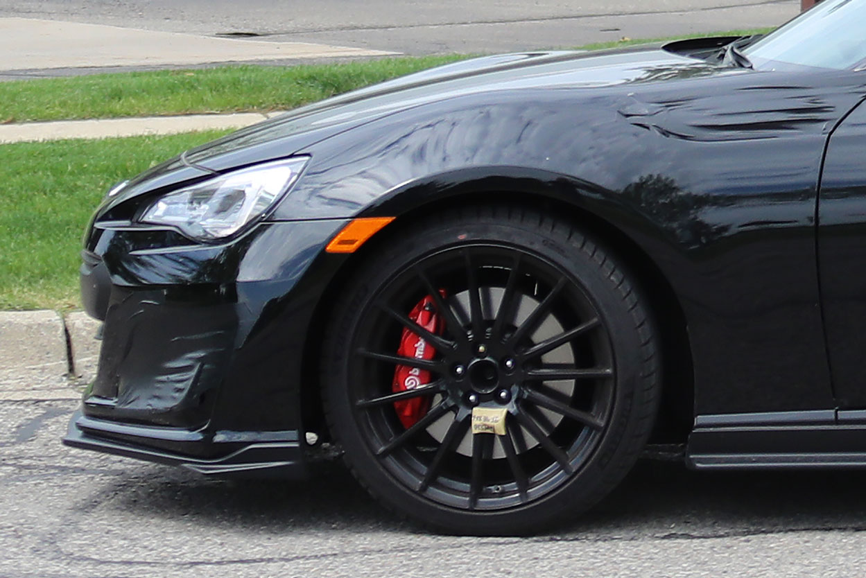 Pre-production Subaru STI BRZ - Front wheel