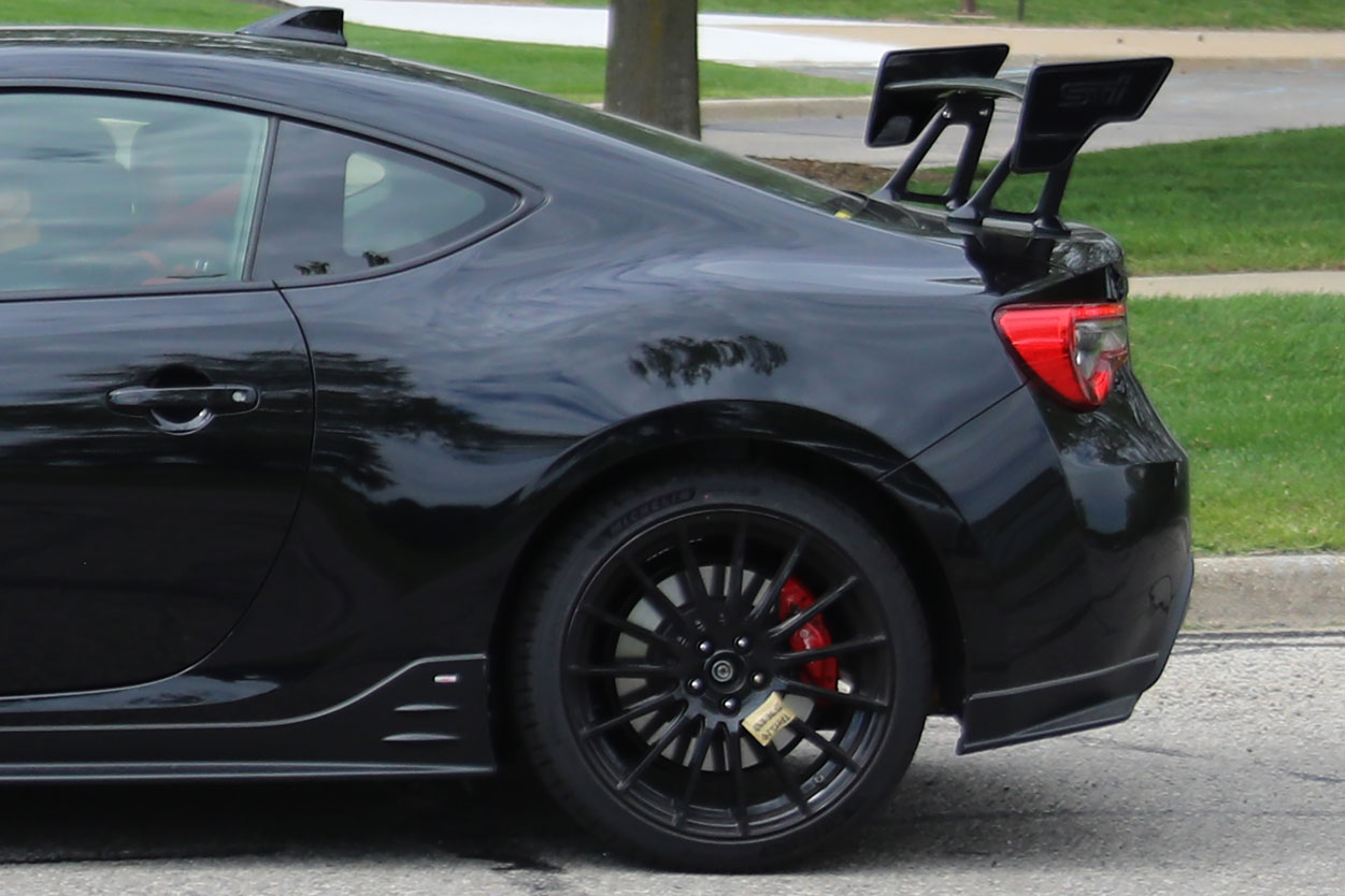 Pre-production Subaru STI BRZ - Rear wheel