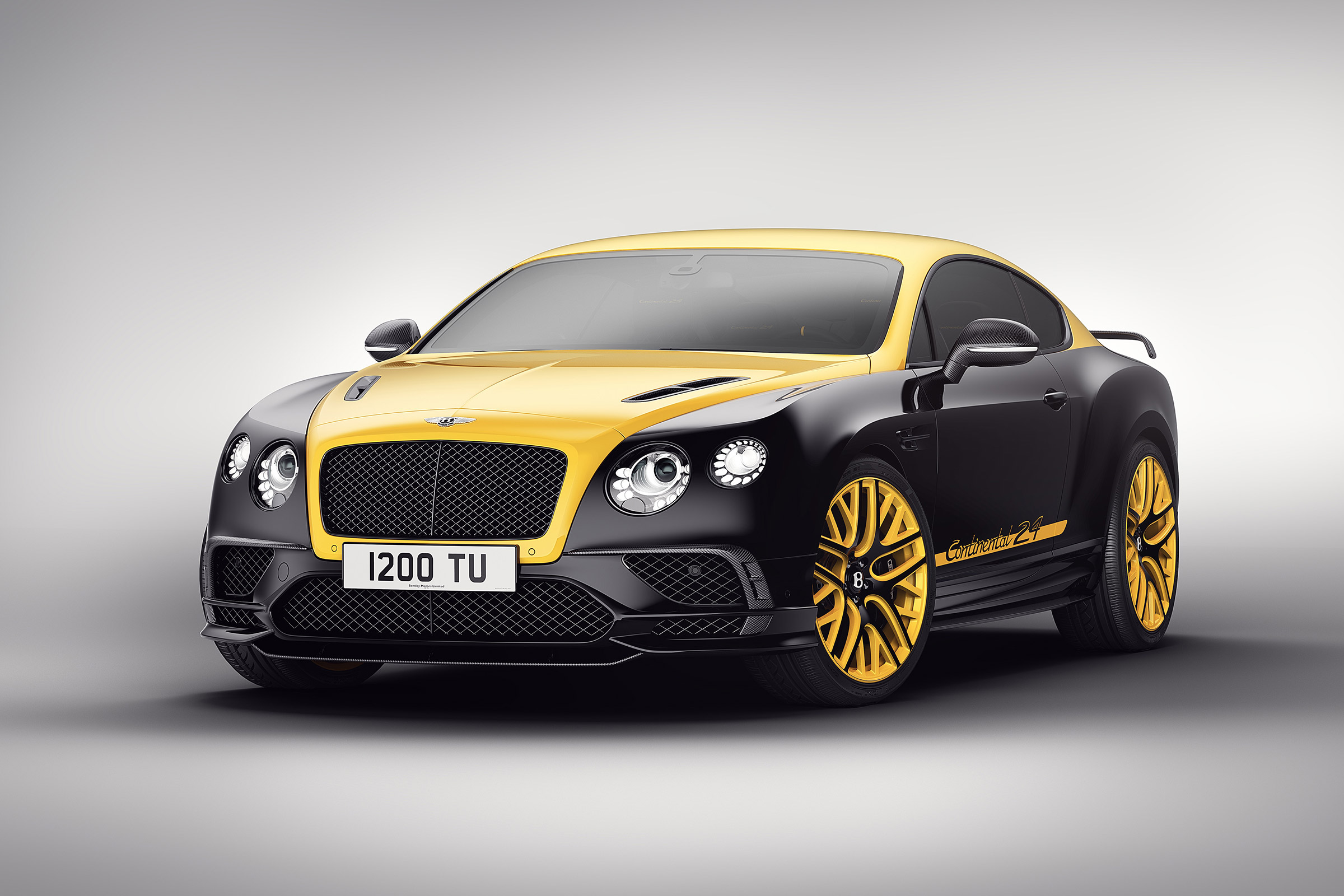 Bentley 'Continental 24' Supersport - front yellow 1