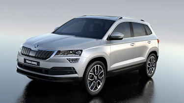 Skoda Karoq press front 1