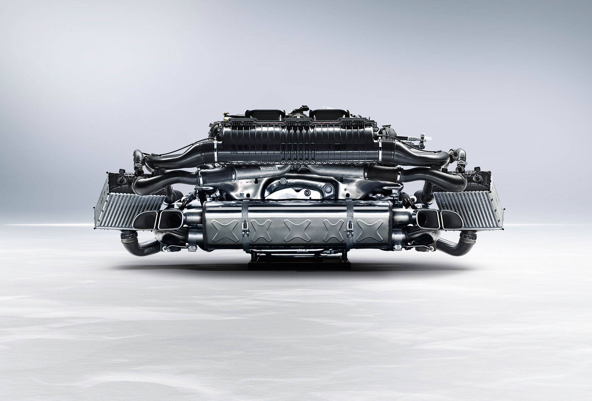 Porsche 911 (991) Turbo S - Engine
