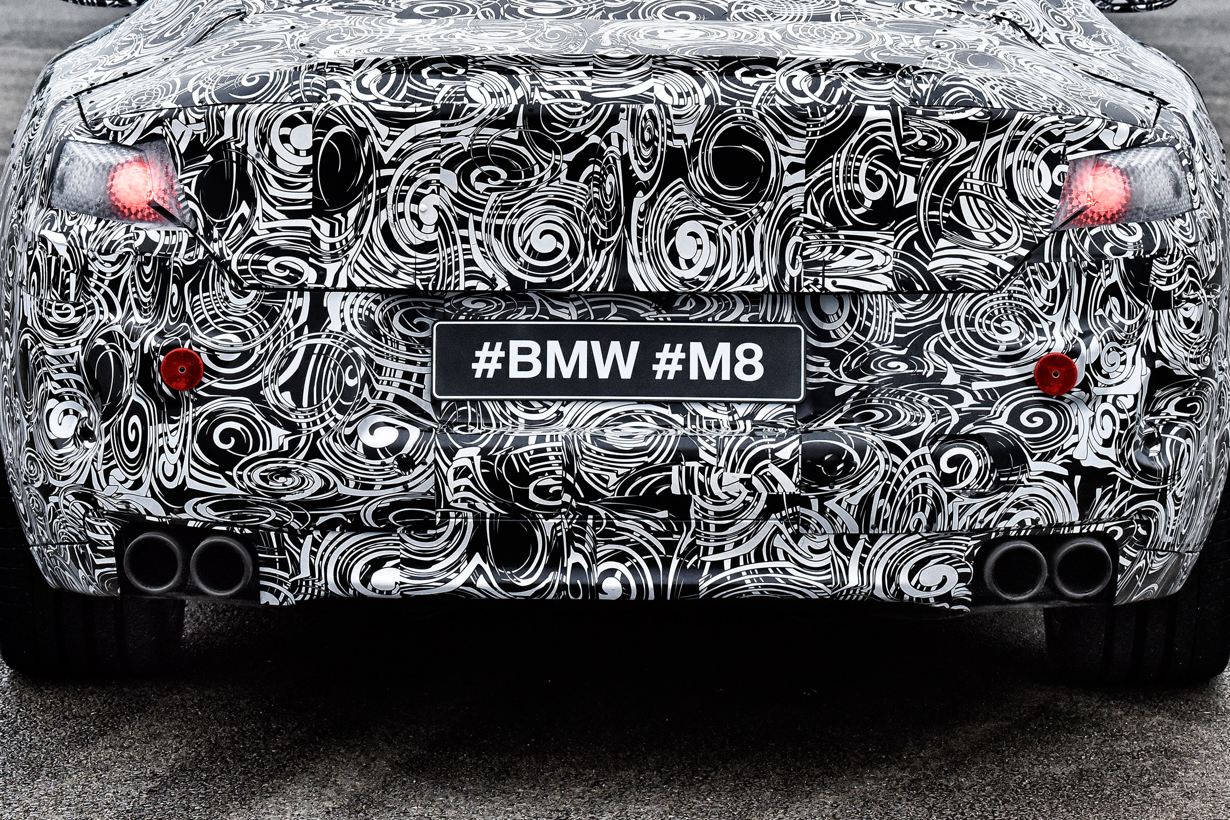 BMW M8 prototype - rear