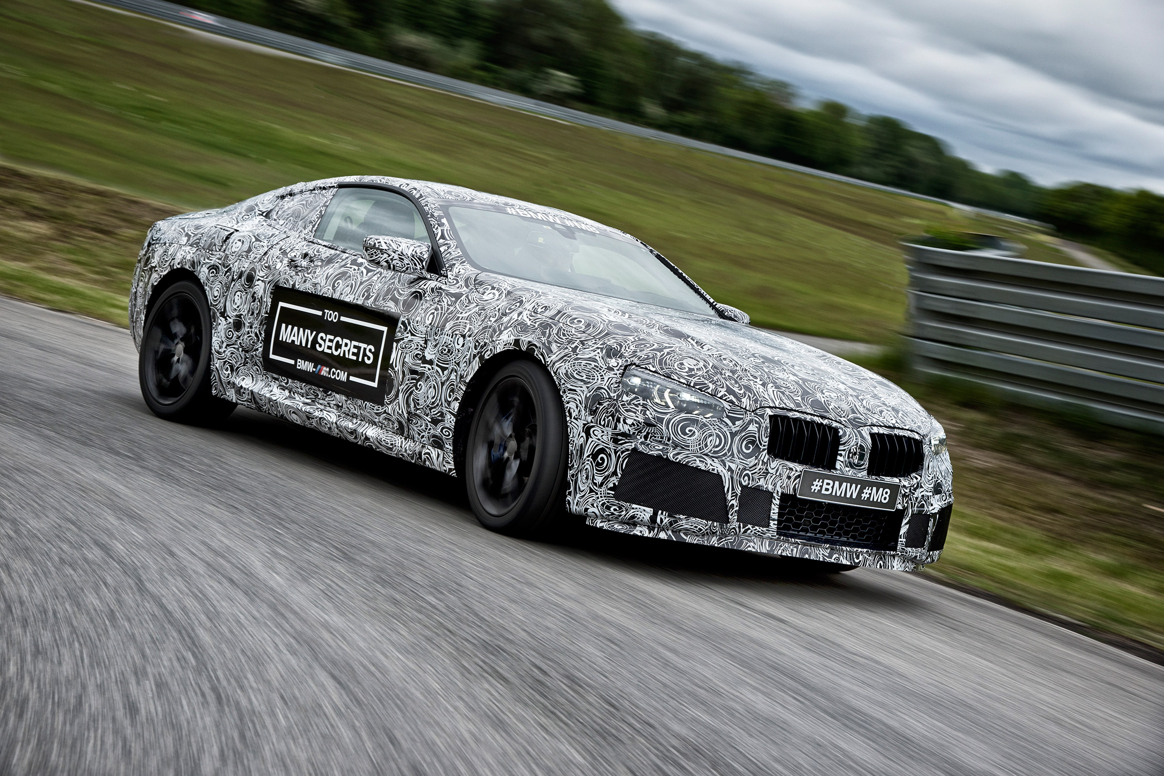 BMW M8 prototype - drive front