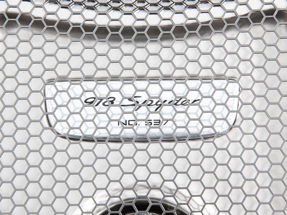 Porsche 918 Spyder - Plaque