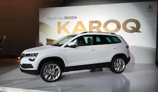 Skoda Karoq - front three quarter