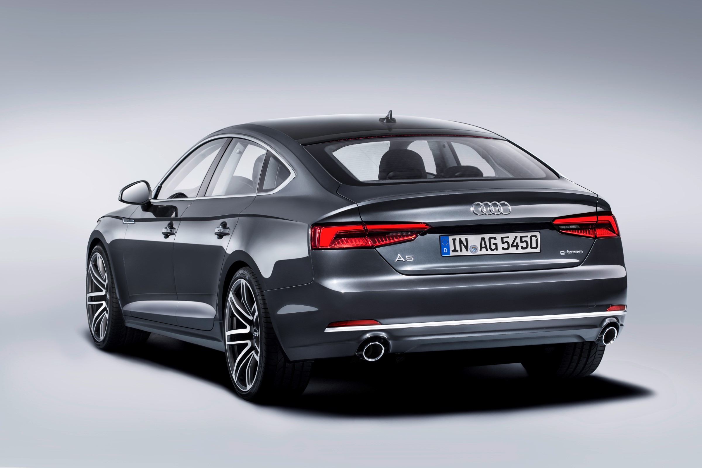 Audi A5 Sportback g-tron rear three-quarters