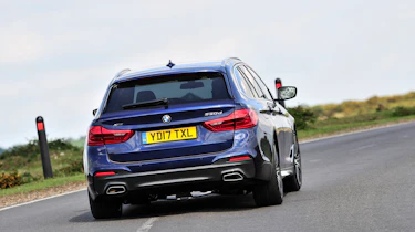 BMW 530d xDrive Touring cornering rear
