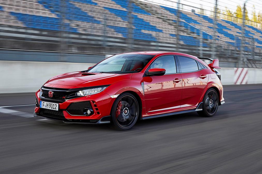 Honda Civic Type R - front tracking