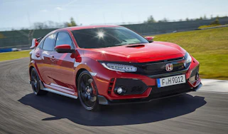Honda Civic Type R - front tracking