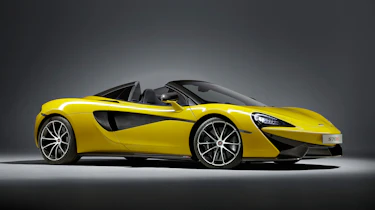 McLaren 570S Spider - front roof down