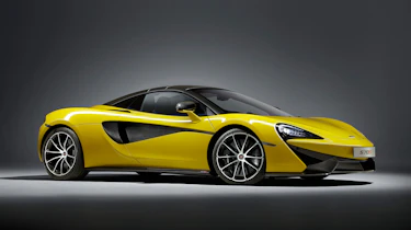 McLaren 570S Spider - front roof up