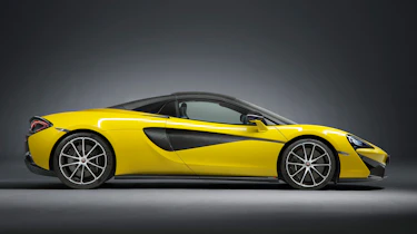 McLaren 570S Spider - profile roof up