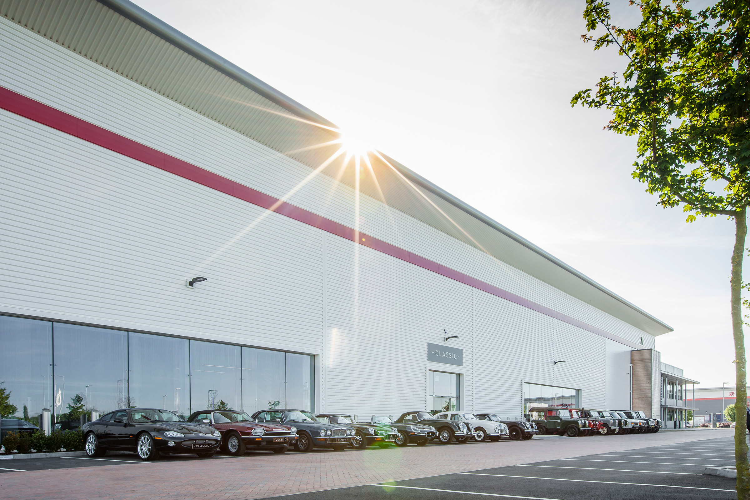 Jaguar Land Rover Classic Works - outside shot