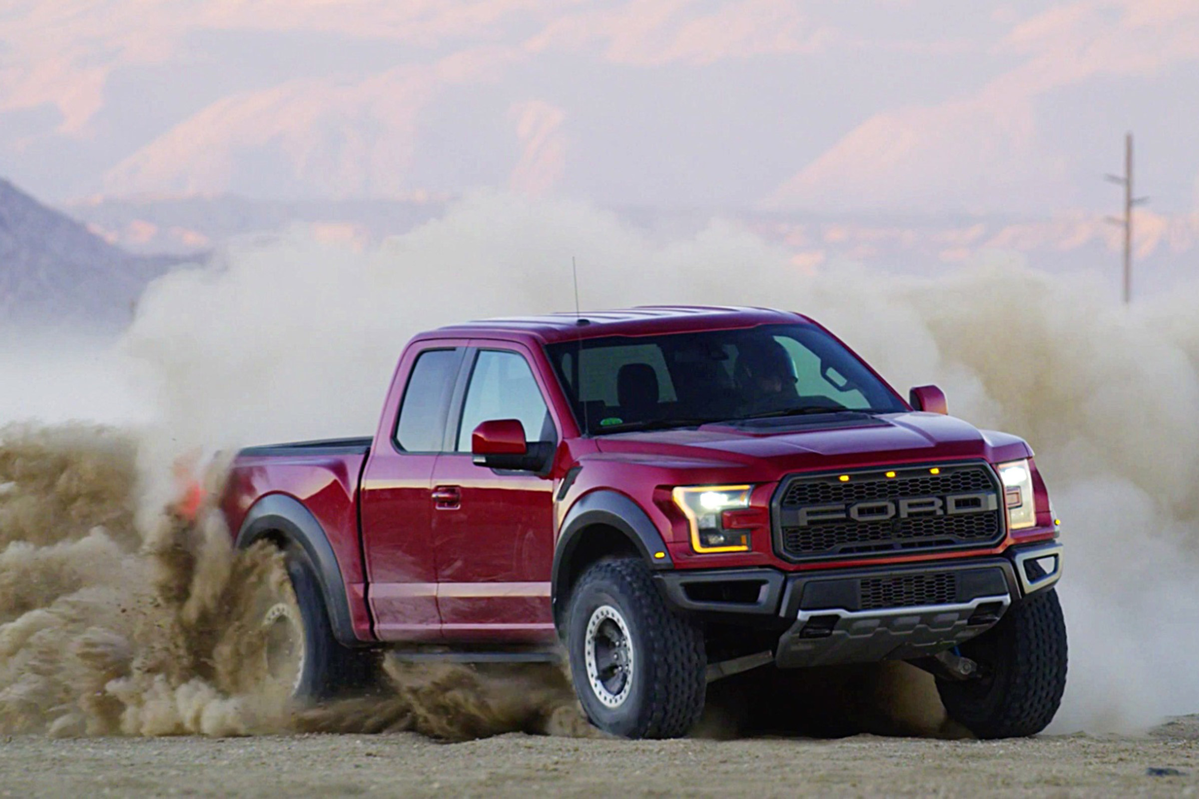 Ford Raptor F-150 red
