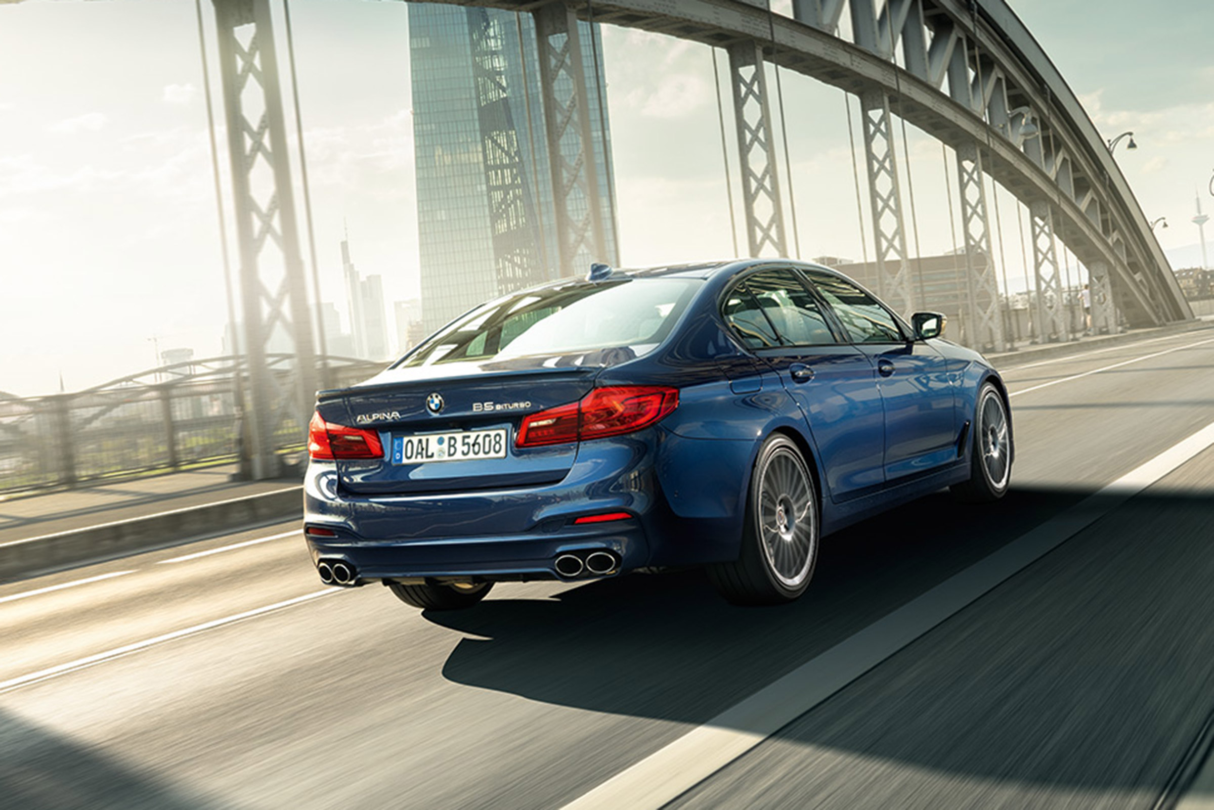 Alpina B5 Bi-Turbo G30/G31 - driving rear