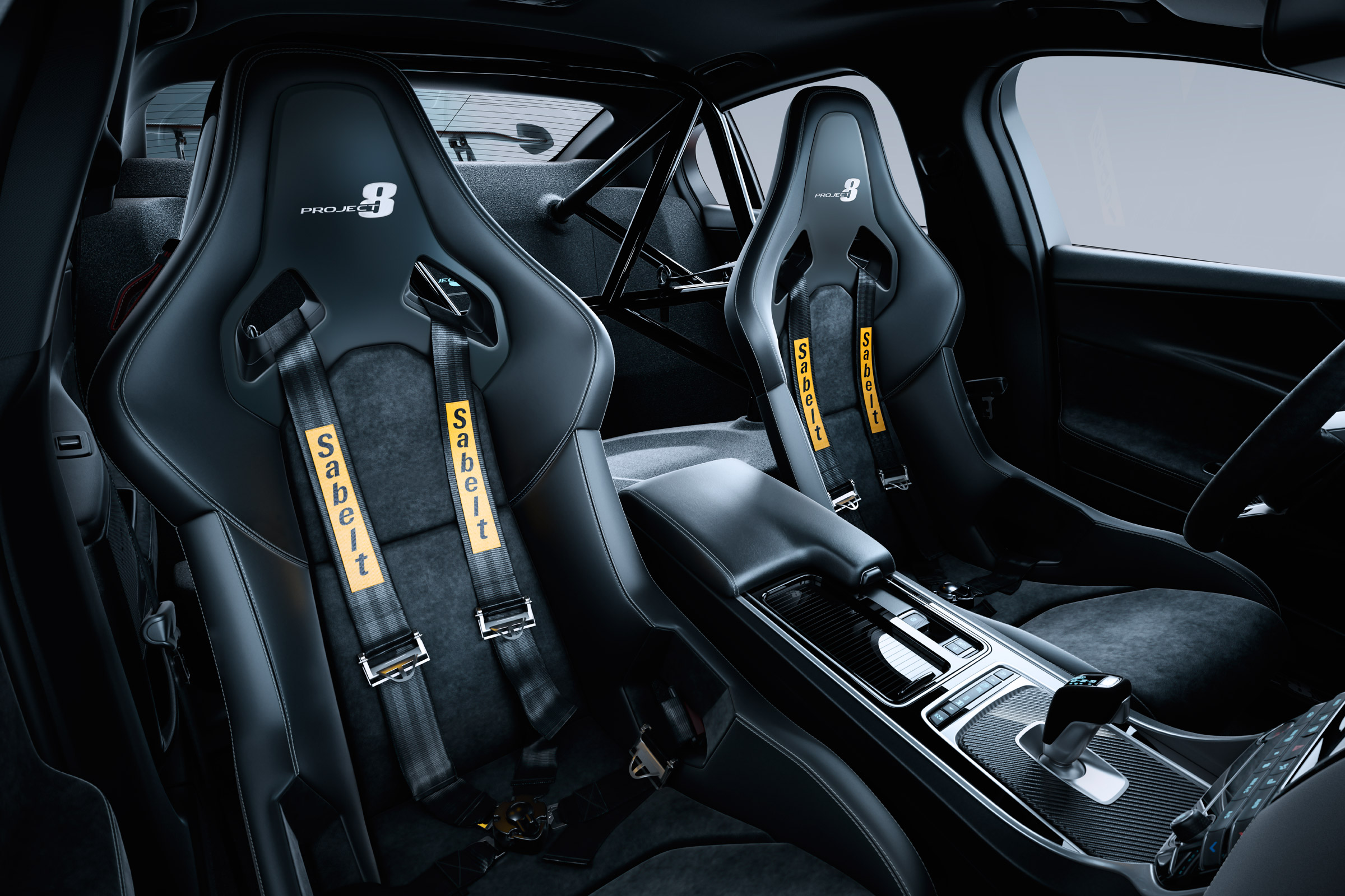 Jaguar XE SV Project 8 belts