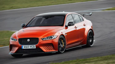 Jaguar XE SV Project 8 corner