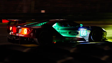 Le Mans 2017 - Ford GT nighttime profile