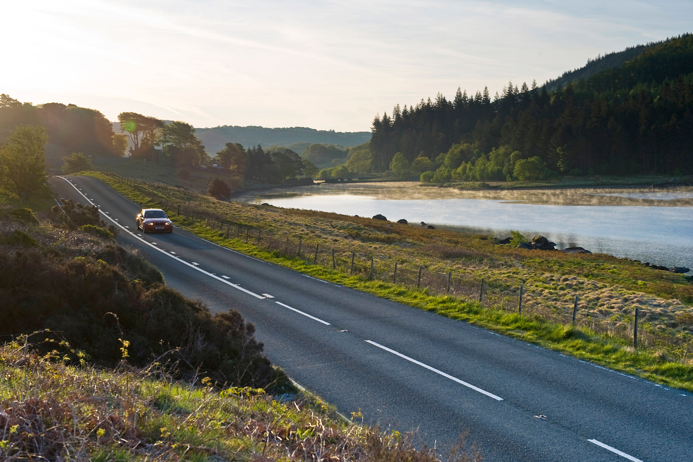 BMW 1 M Coupe driving shot