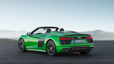 Audi R8 Plus Spyder - rear roof down