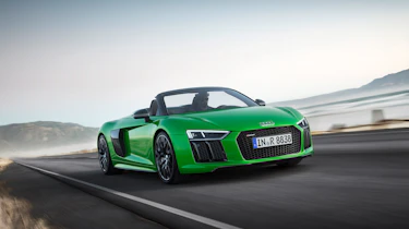 Audi R8 Plus Spyder - front driving