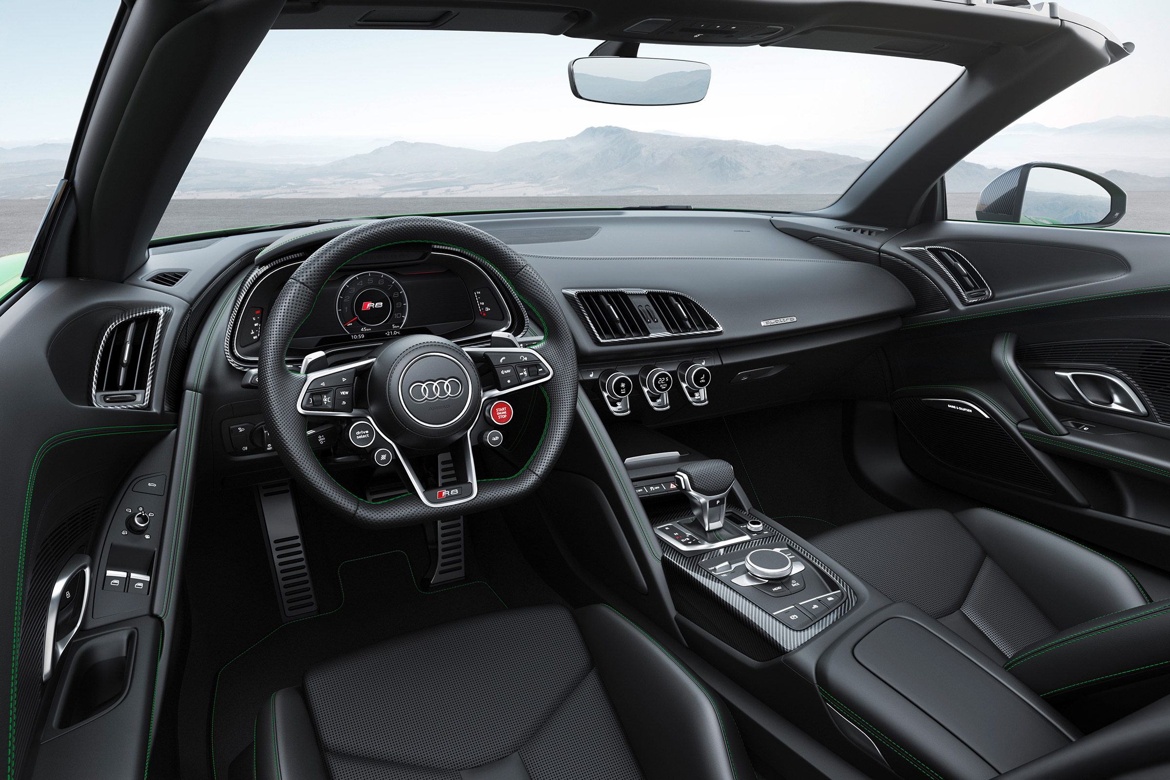 Audi R8 Plus Spyder - dash