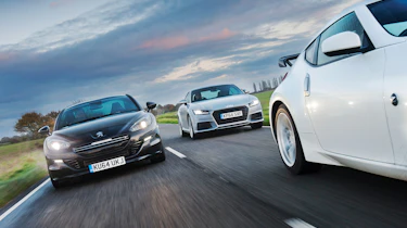 Group shot - Audi TT driving