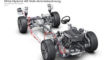 Audi A8 teaser drivetrain