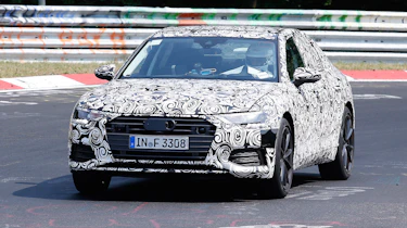 2018 Audi S6 spied - front