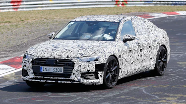 2018 Audi S6 spied - front 3/4