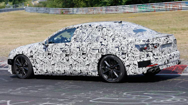 2018 Audi S6 spied - rear 3/4