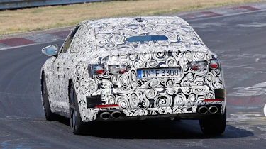2018 Audi S6 spied - rear