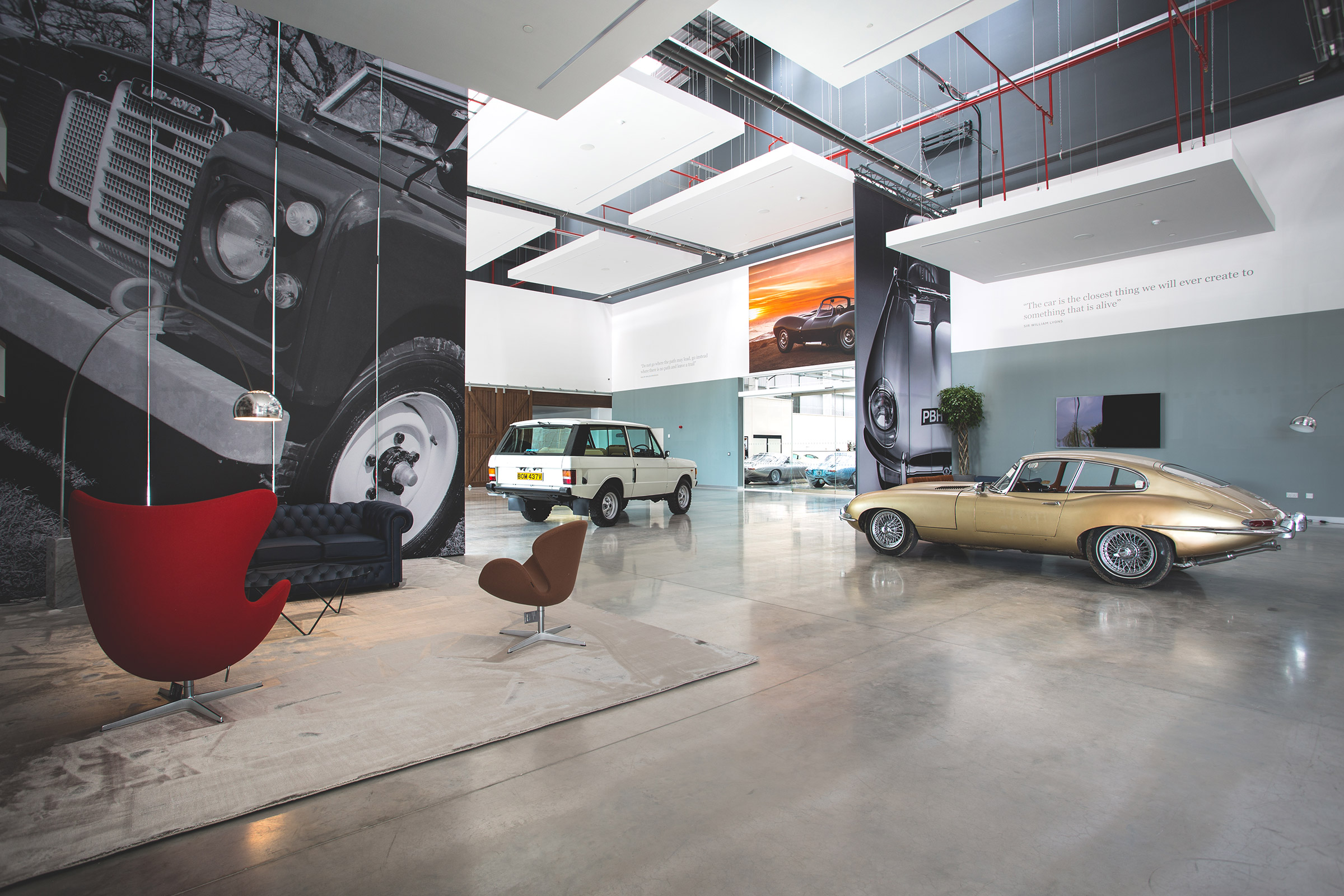 Jaguar Land Rover Classic Works - Foyer