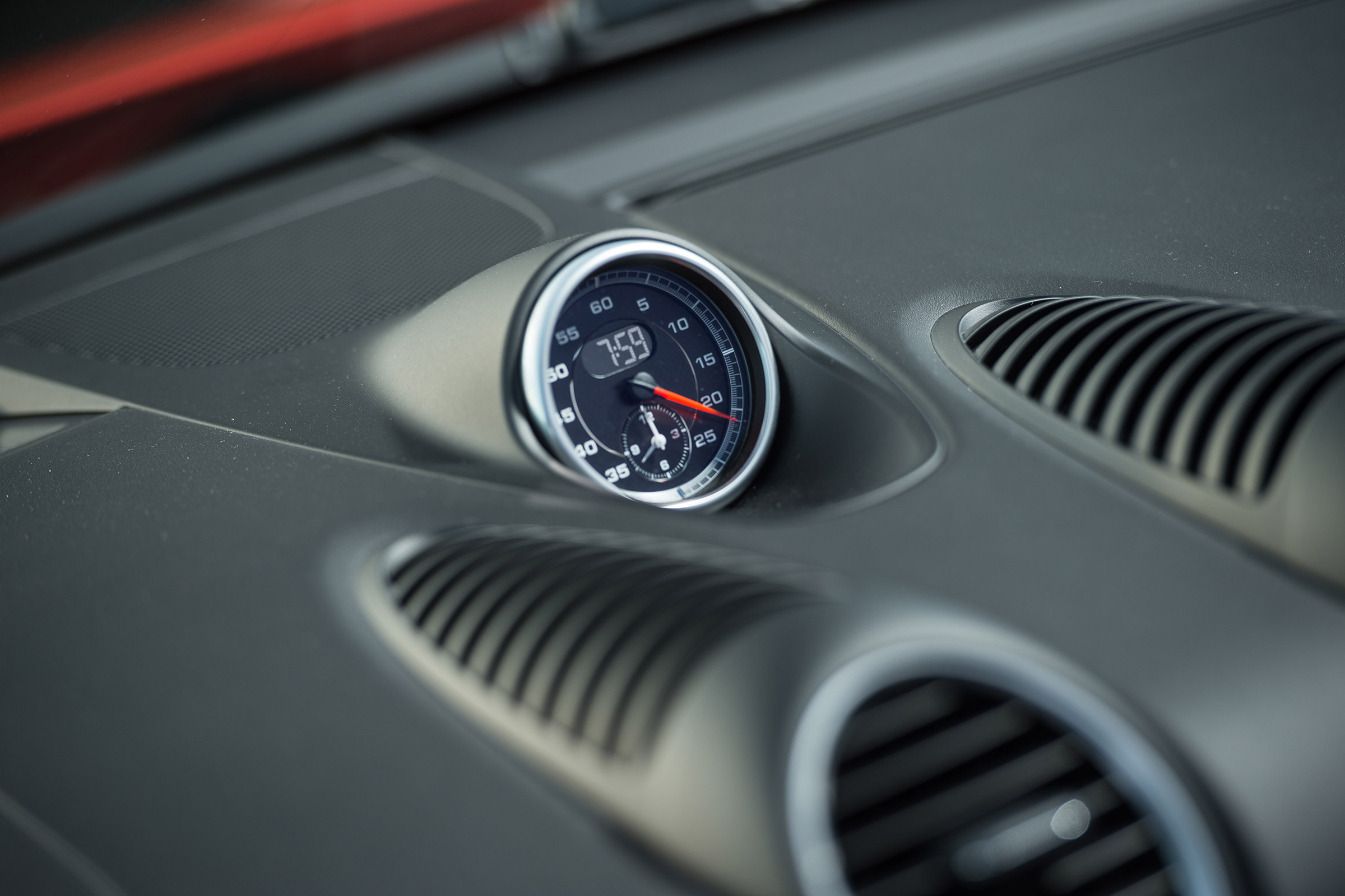 Porsche 718 Boxster S - sport chrono clock
