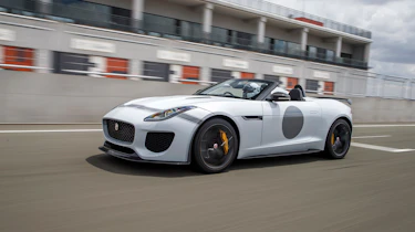 Jaguar F-Type Project 7 - white track