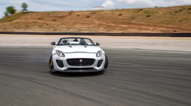 Jaguar F-Type Project 7 - white front slide