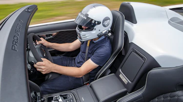 Jaguar F-Type Project 7 - white interior