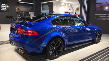 Jaguar XE SV Project 8 - Goodwood rear three quarter