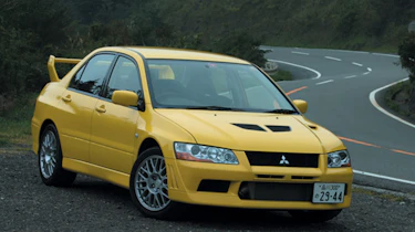 Mitsubishi Lancer Evolution VII - yellow static