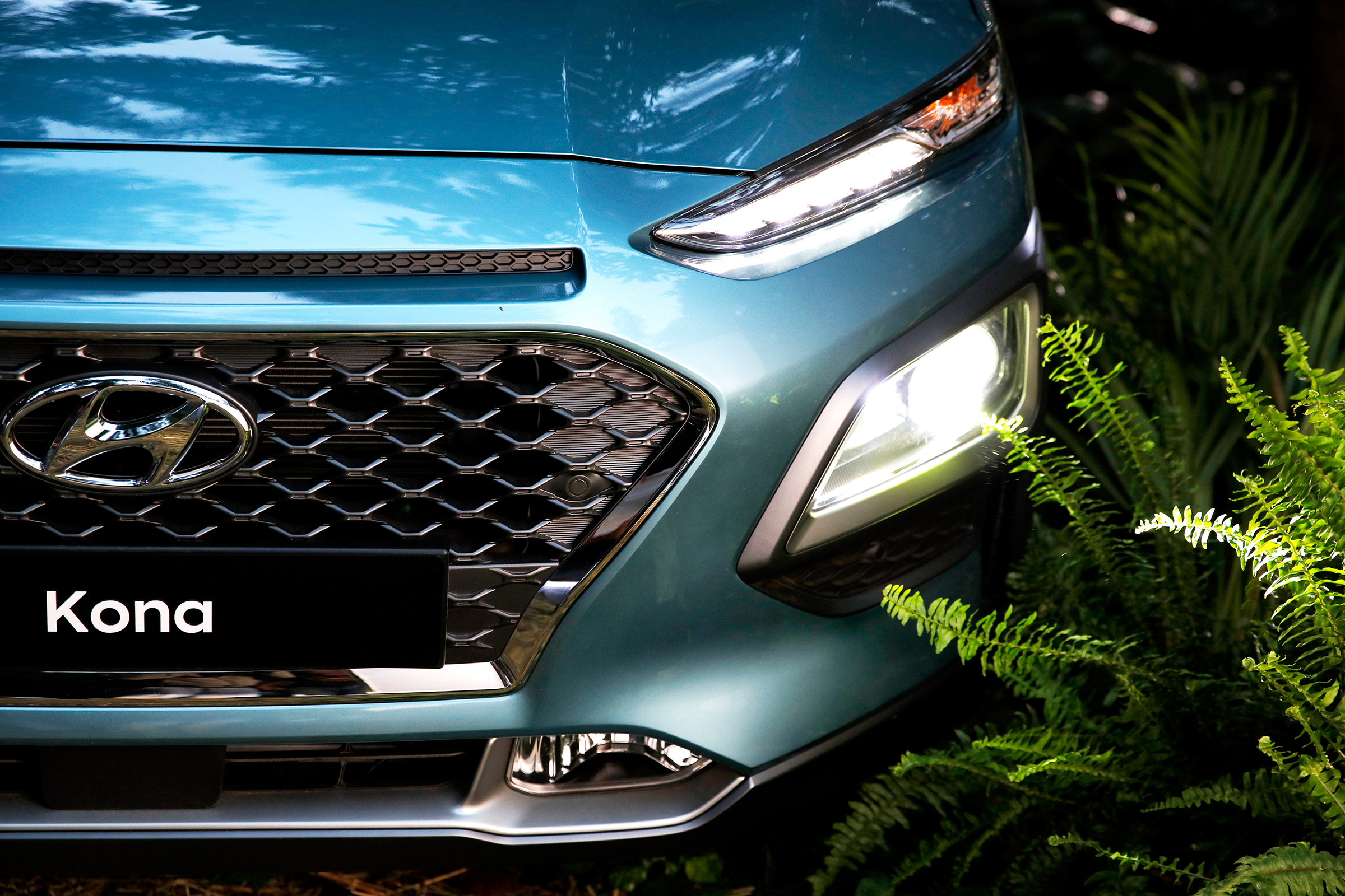Hyundai Kona - lighting graphics