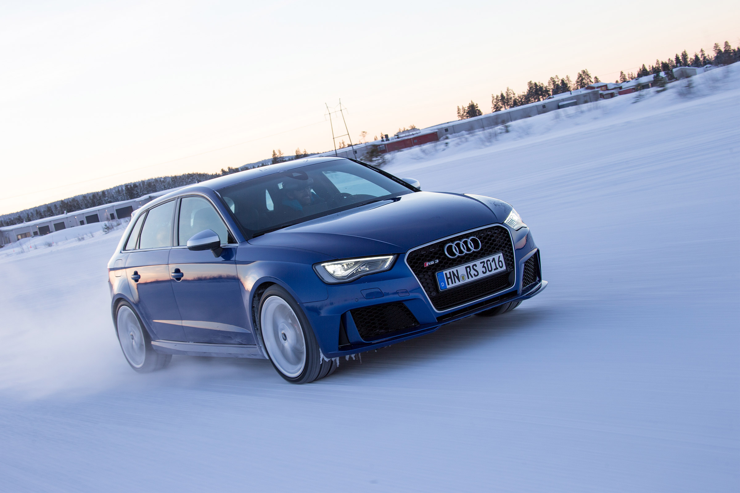 Audi RS3 - snow driving