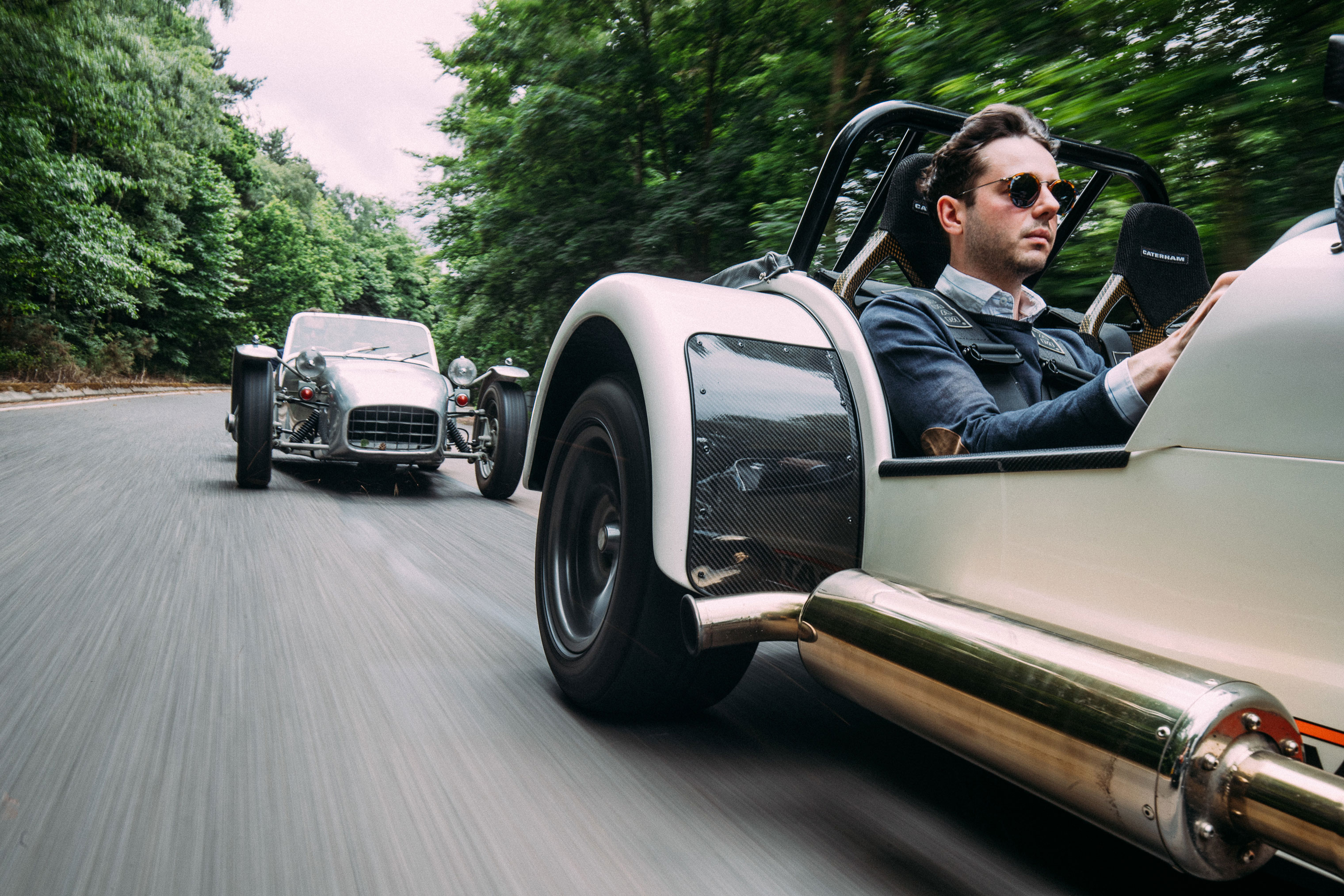Caterham Seven Superlight R500 and Lotus Seven Series 1