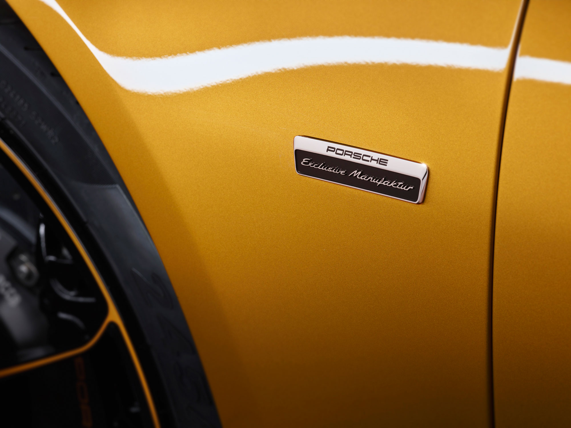 Porsche 911 Turbo S Exclusive Series - Wing badge
